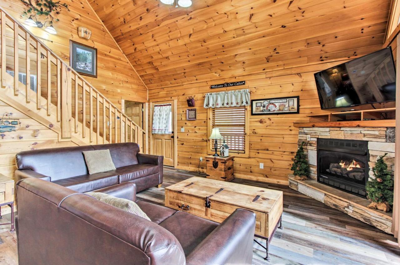 Gatlinburg Mountain Cabin With Grill And Pool Table! Exteriör bild