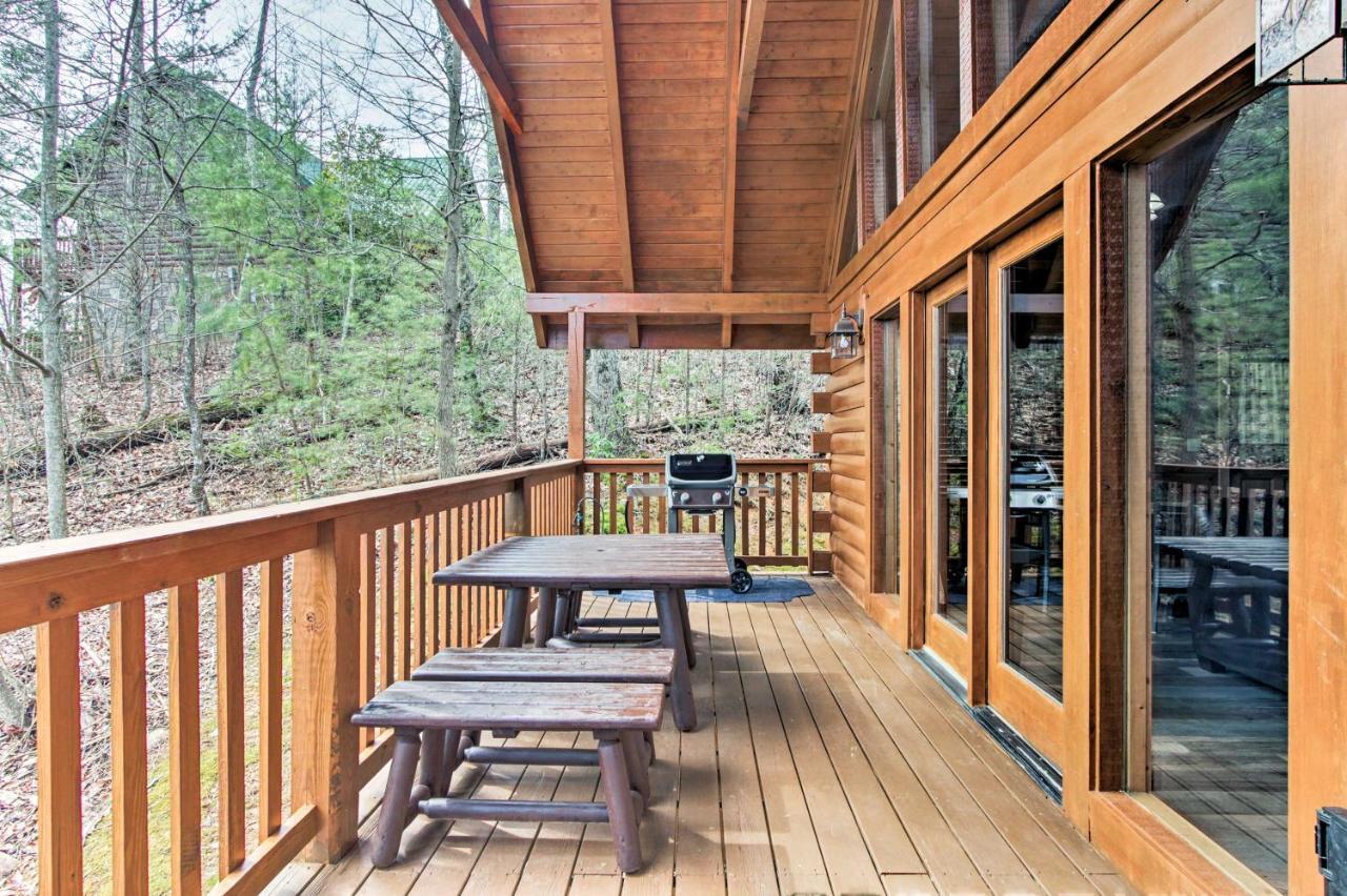 Gatlinburg Mountain Cabin With Grill And Pool Table! Exteriör bild