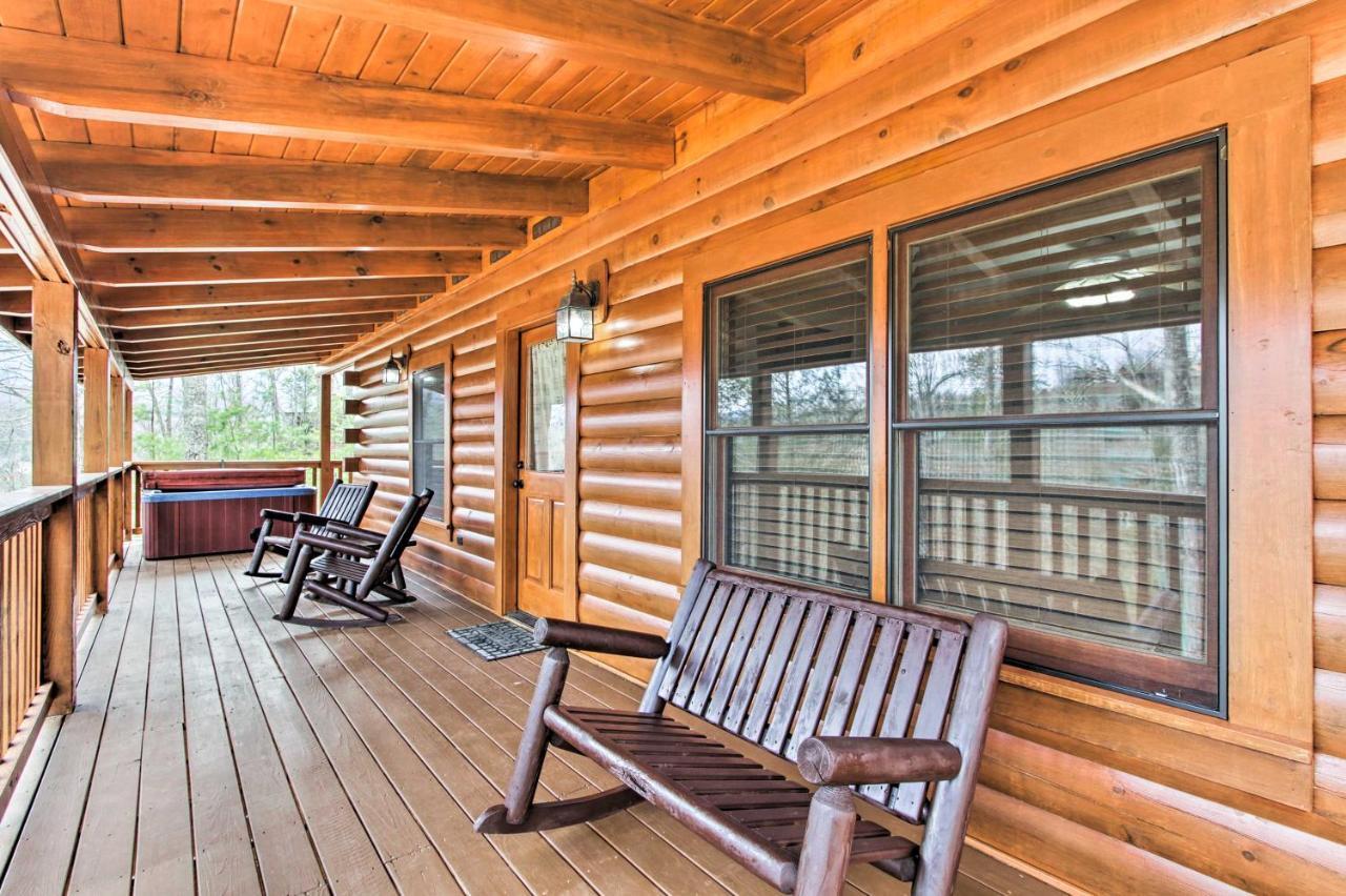 Gatlinburg Mountain Cabin With Grill And Pool Table! Exteriör bild