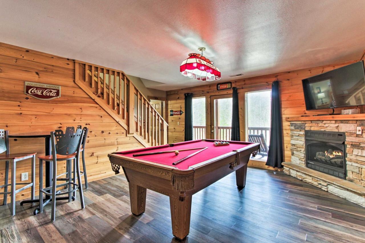 Gatlinburg Mountain Cabin With Grill And Pool Table! Exteriör bild
